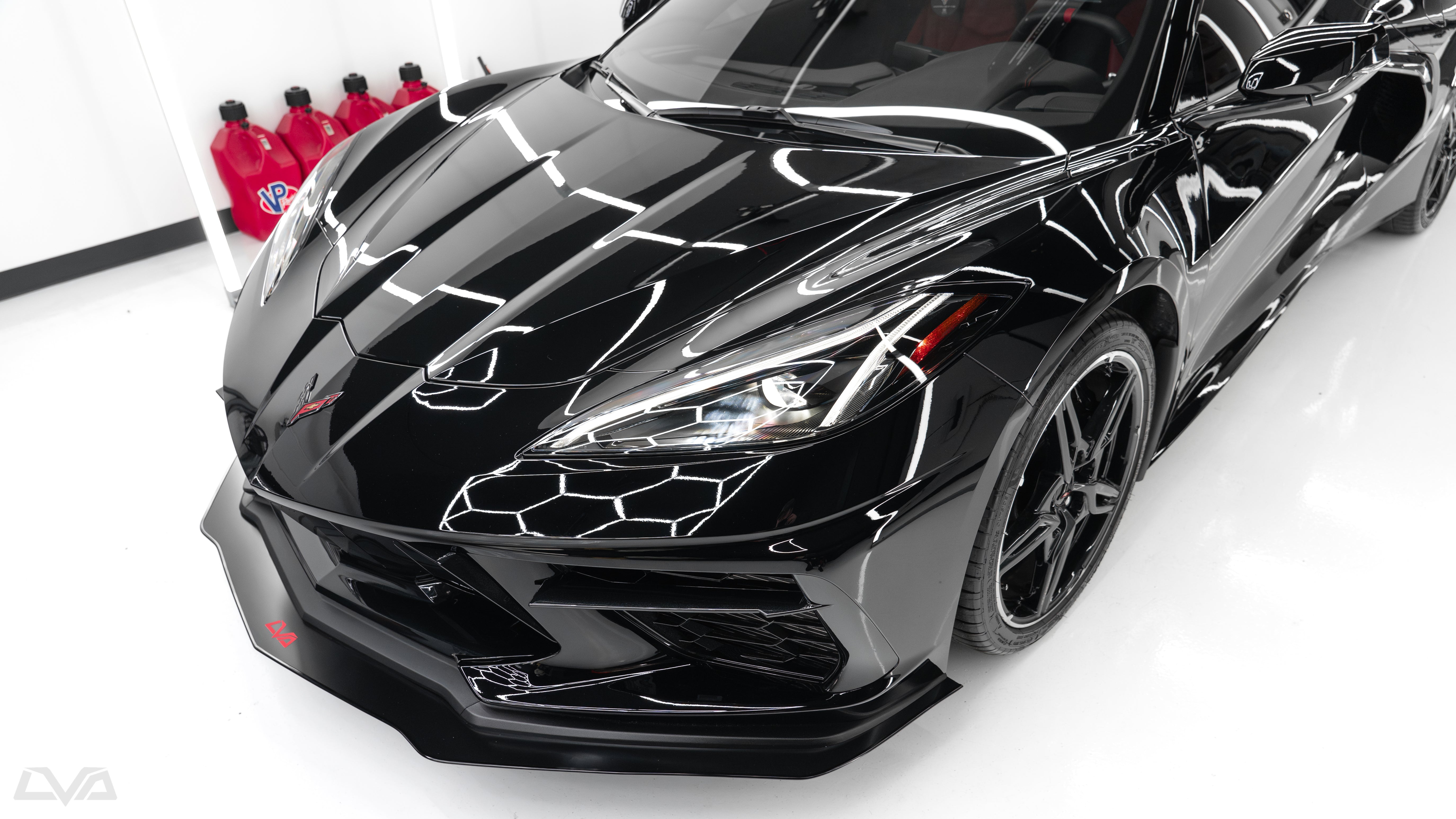 2020-2026 Chevrolet Corvette C8 Front Splitter - LVA - LiquiVinyl