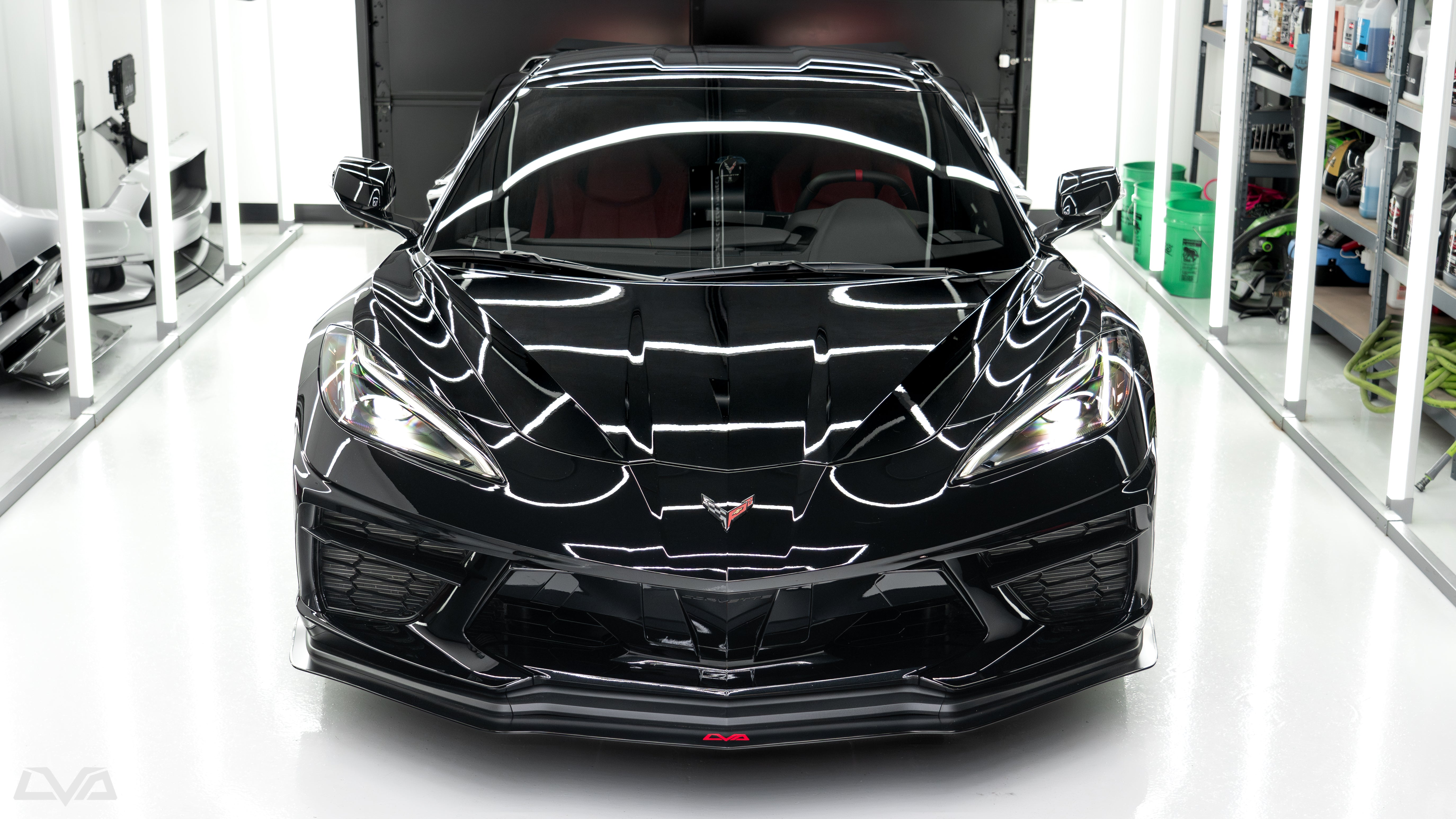 2020-2026 Chevrolet Corvette C8 Front Splitter - LVA - LiquiVinyl
