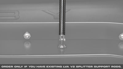 LVA V.2 Splitter Support Rod Carbon Fiber Conversion Kit
