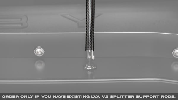 LVA V.2 Splitter Support Rod Carbon Fiber Conversion Kit - LiquiVinyl ...