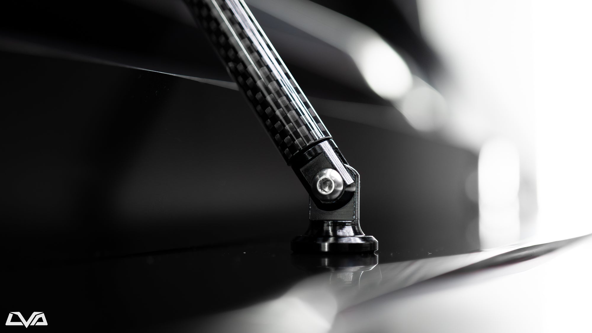Suport Rods LVA V.2 Adjustable Splitter Support Rods - Carbon Fiber Finish ...