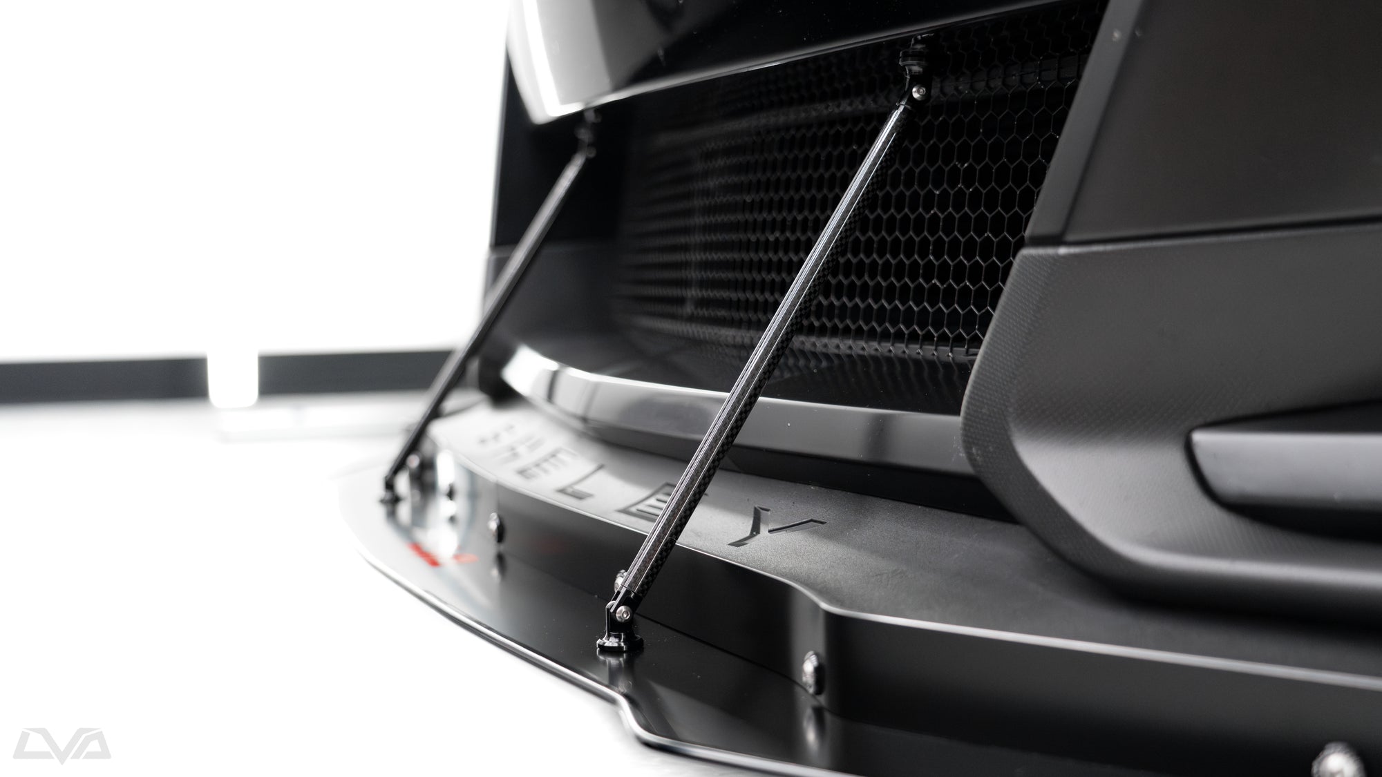 LVA V.2 Adjustable Splitter Support Rods - Carbon Fiber Finish ...