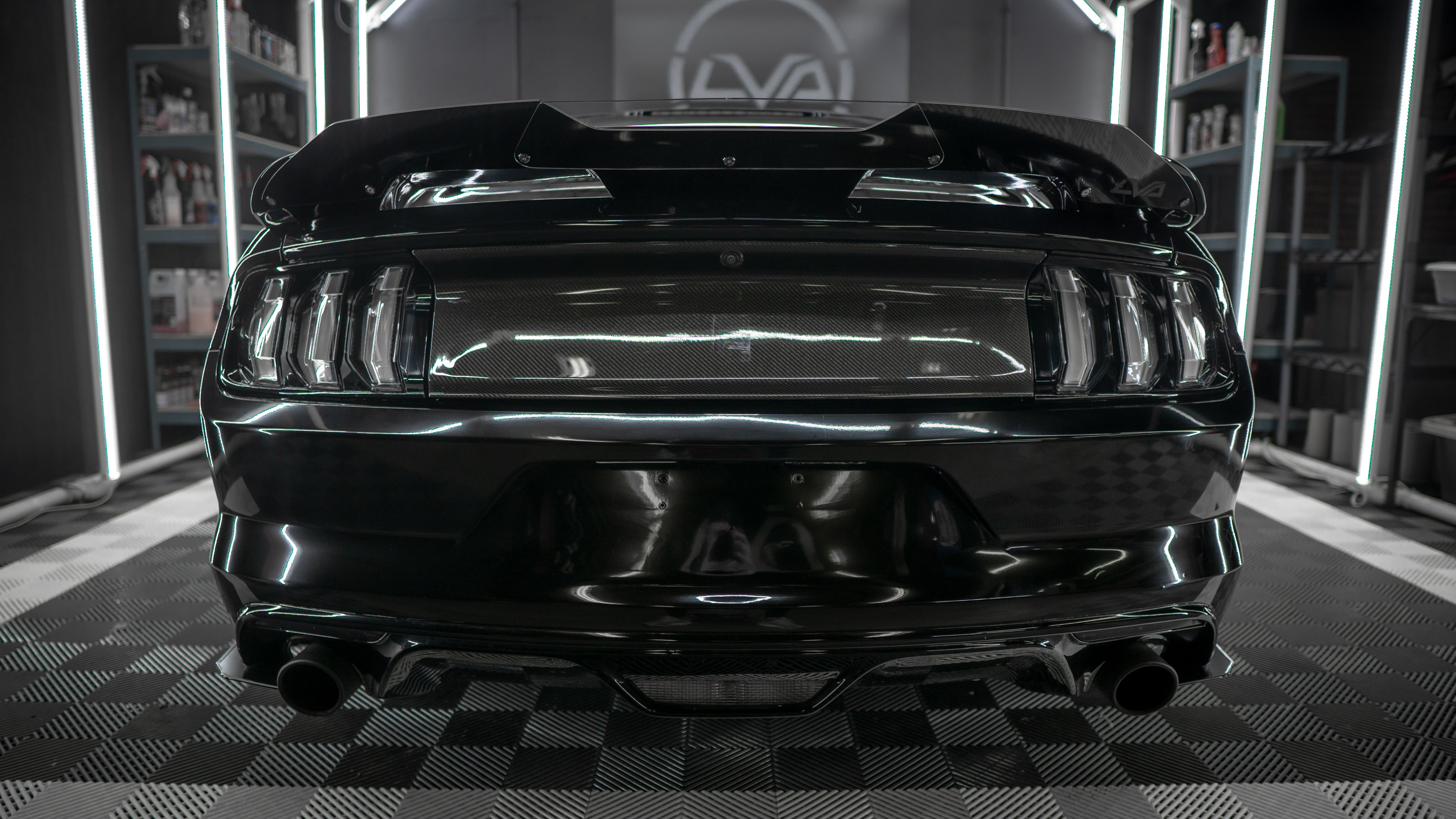 LVA 2015-2023 Ford Mustang GT500 Wickerbill - LiquiVinyl Aerodynamics