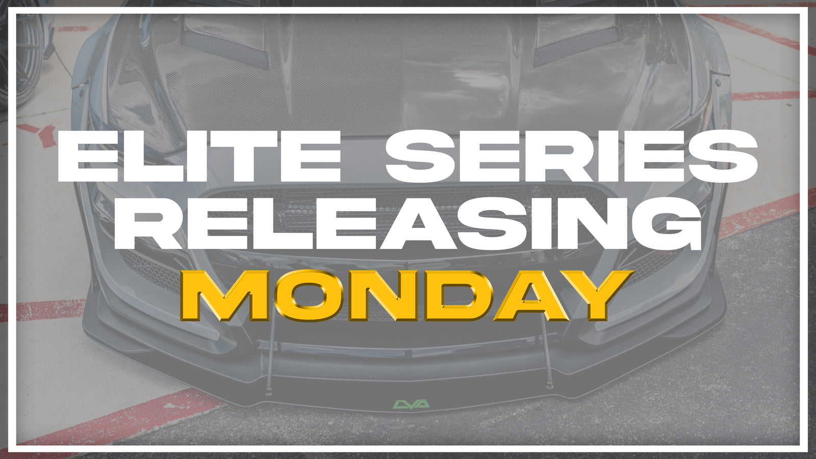 LVA 2015-2023 Ford Mustang GT500 V.2 Front Splitter (Aftermarket Bumper)