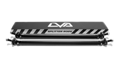 LVA V.2 Adjustable Splitter Support Rods - Gloss Black Finish
