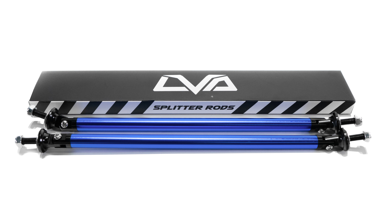 LVA V.2 Adjustable Splitter Support Rods - Anodized Blue