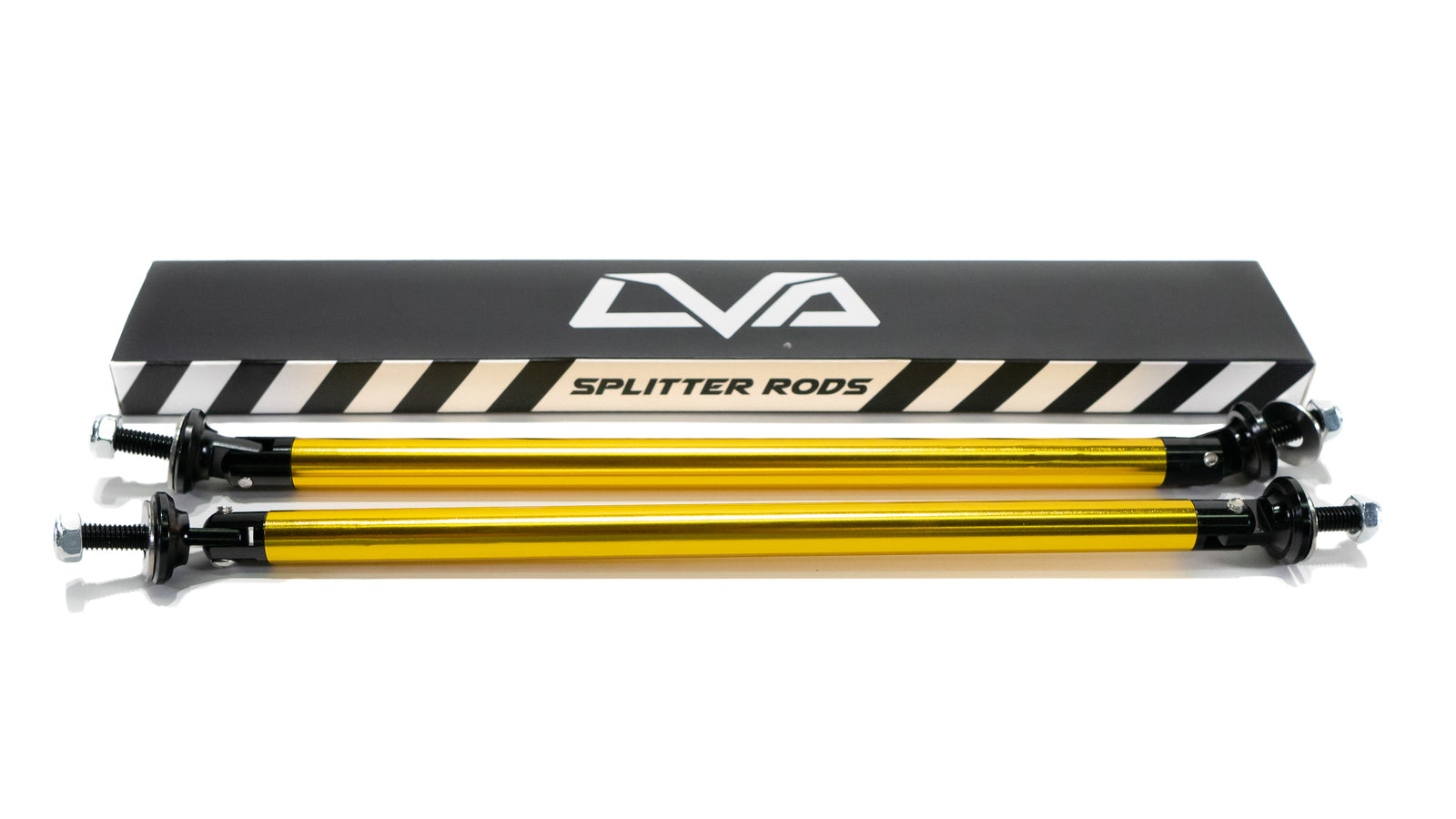 LVA V.2 Adjustable Splitter Support Rods - Anodized Gold