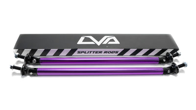LVA V.2 Adjustable Splitter Support Rods - Anodized Purple