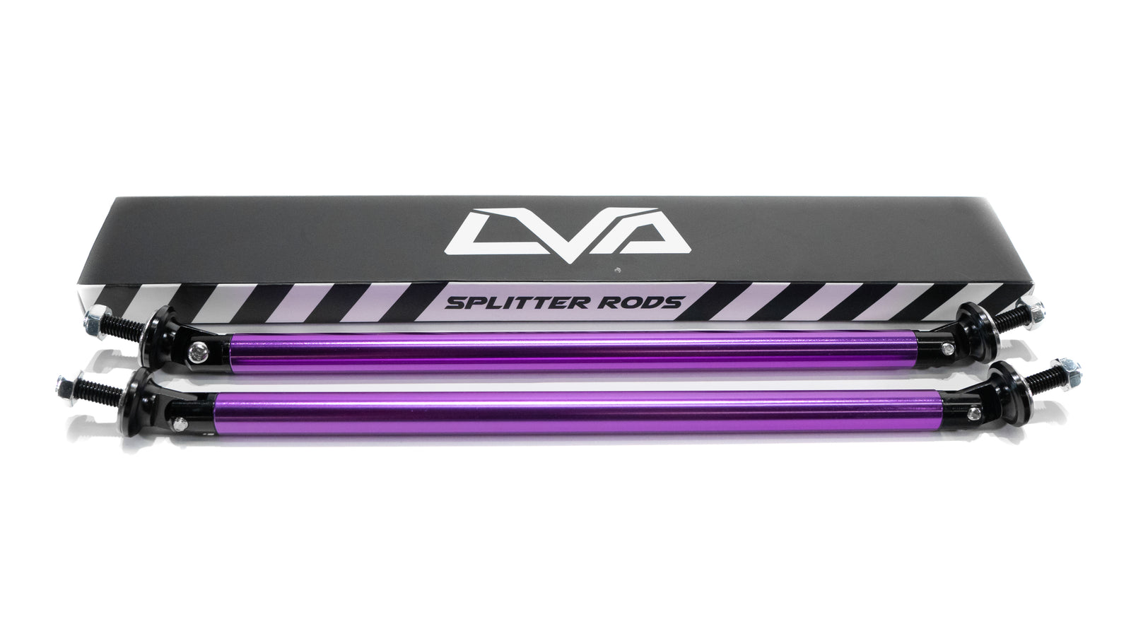 LVA V.2 Adjustable Splitter Support Rods - Anodized Purple