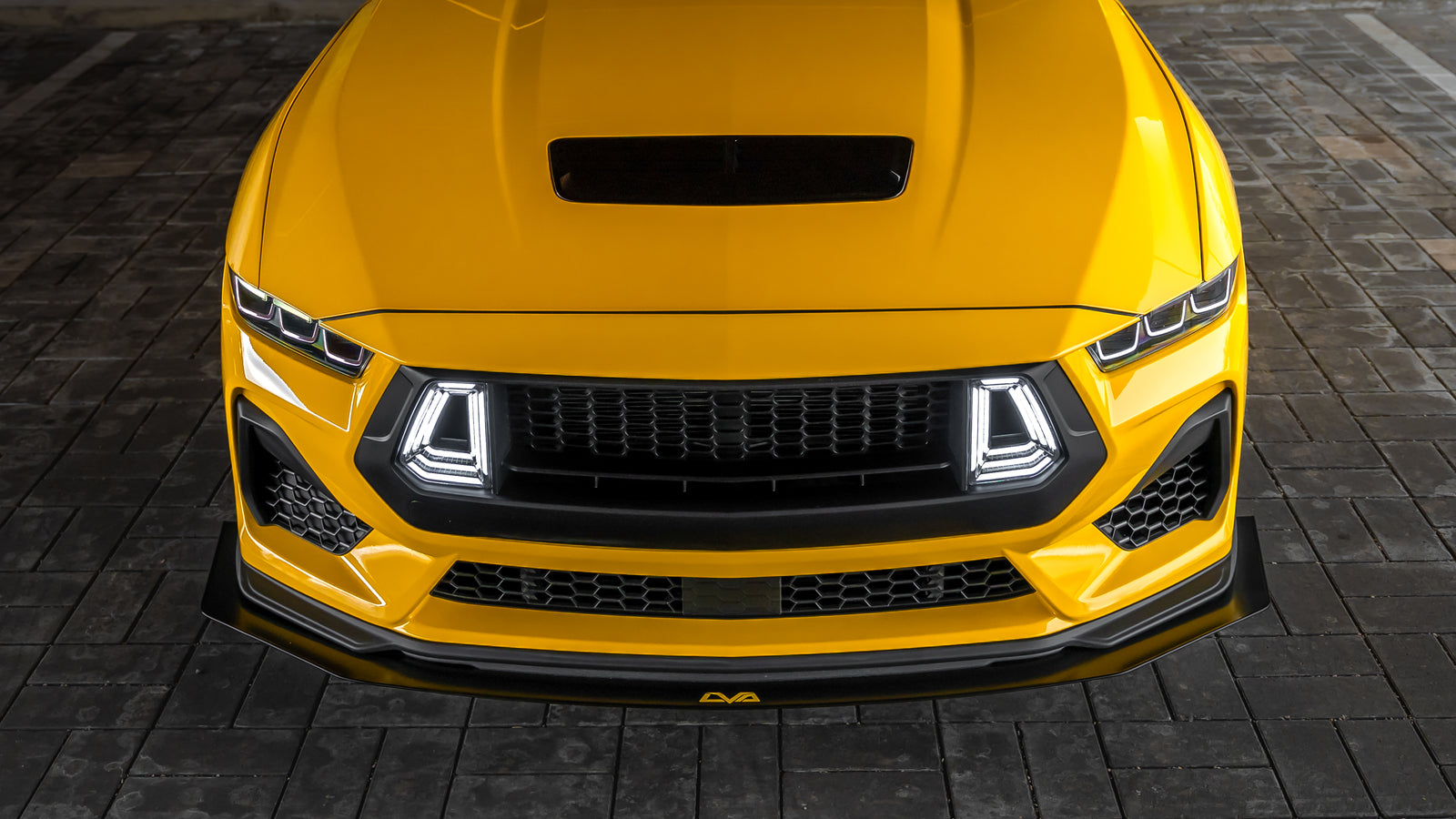 2024-2025 Ford Mustang S650 V.2 Front Splitter - LVA
