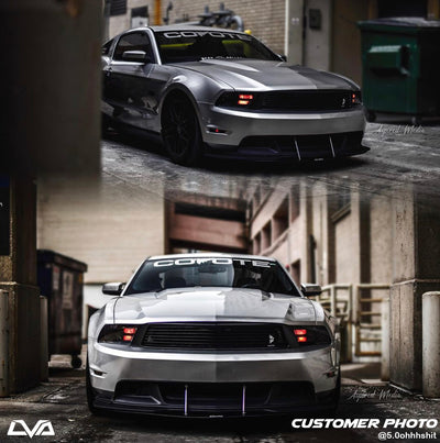 2011-2012 Ford Mustang S197 Front Splitter - LVA
