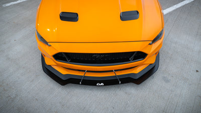 2018-2023 Ford Mustang Front Splitter (GT Performance Package) V.1 - LVA