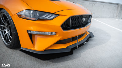 2018-2023 Ford Mustang Front Splitter (GT Performance Package) PP2 Style - LVA