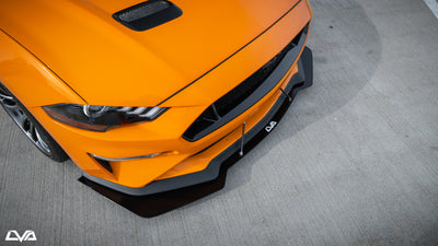 2018-2023 Ford Mustang Front Splitter (GT Performance Package) PP2 Style - LVA