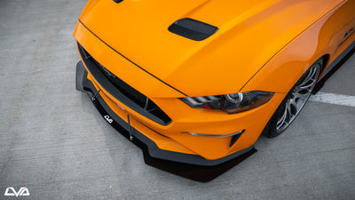 2018-2023 Ford Mustang Front Splitter (GT Performance Package) PP2 Style - LVA