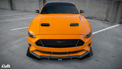 2018-2023 Ford Mustang Front Splitter (GT Performance Package) PP2 Style - LVA