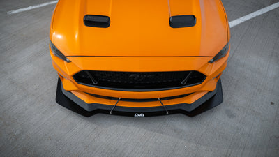 2018-2023 Ford Mustang Front Splitter (GT Performance Package) PP2 Style - LVA