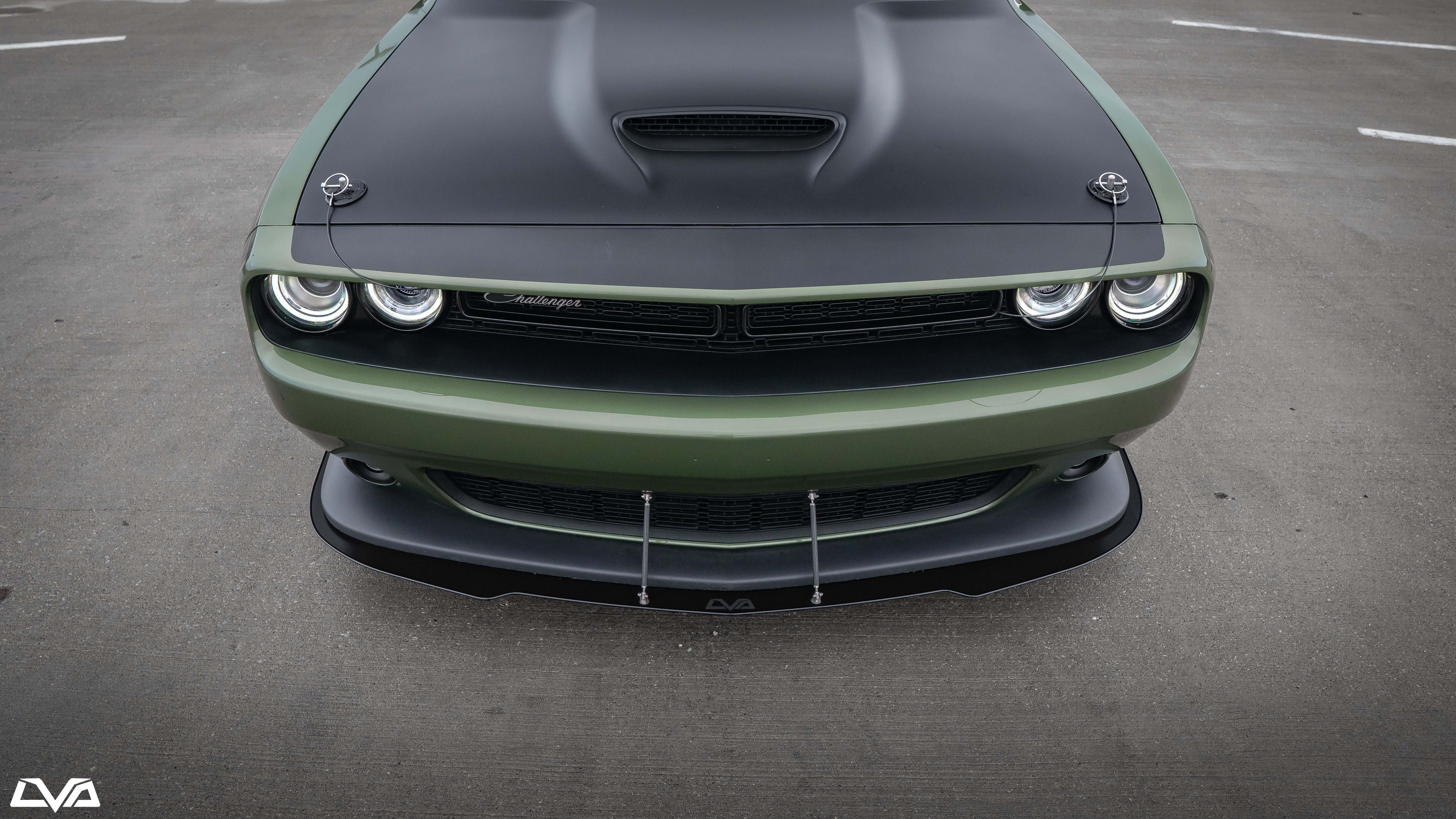 2015-2023 Dodge Challenger Front Splitter - LVA - LiquiVinyl