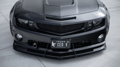 2010-2015 Chevrolet Camaro Lip-Specific V.2 Style Front Splitter - LVA