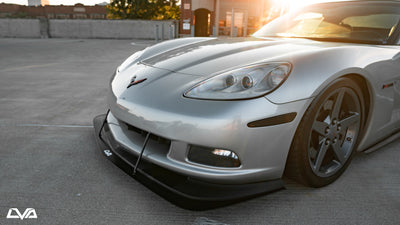 2005-2013 Chevrolet Corvette C6 Front Splitter - LVA