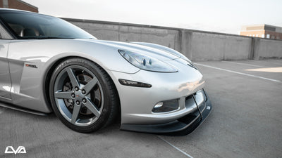 2005-2013 Chevrolet Corvette C6 Front Splitter - LVA