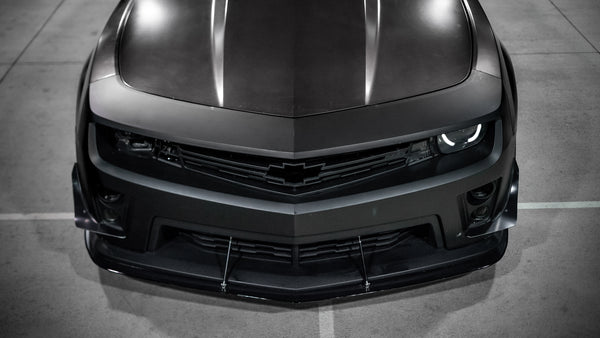 LVA 2010 2015 Chevrolet Camaro V.2 Front Splitter LiquiVinyl Aerodynamics
