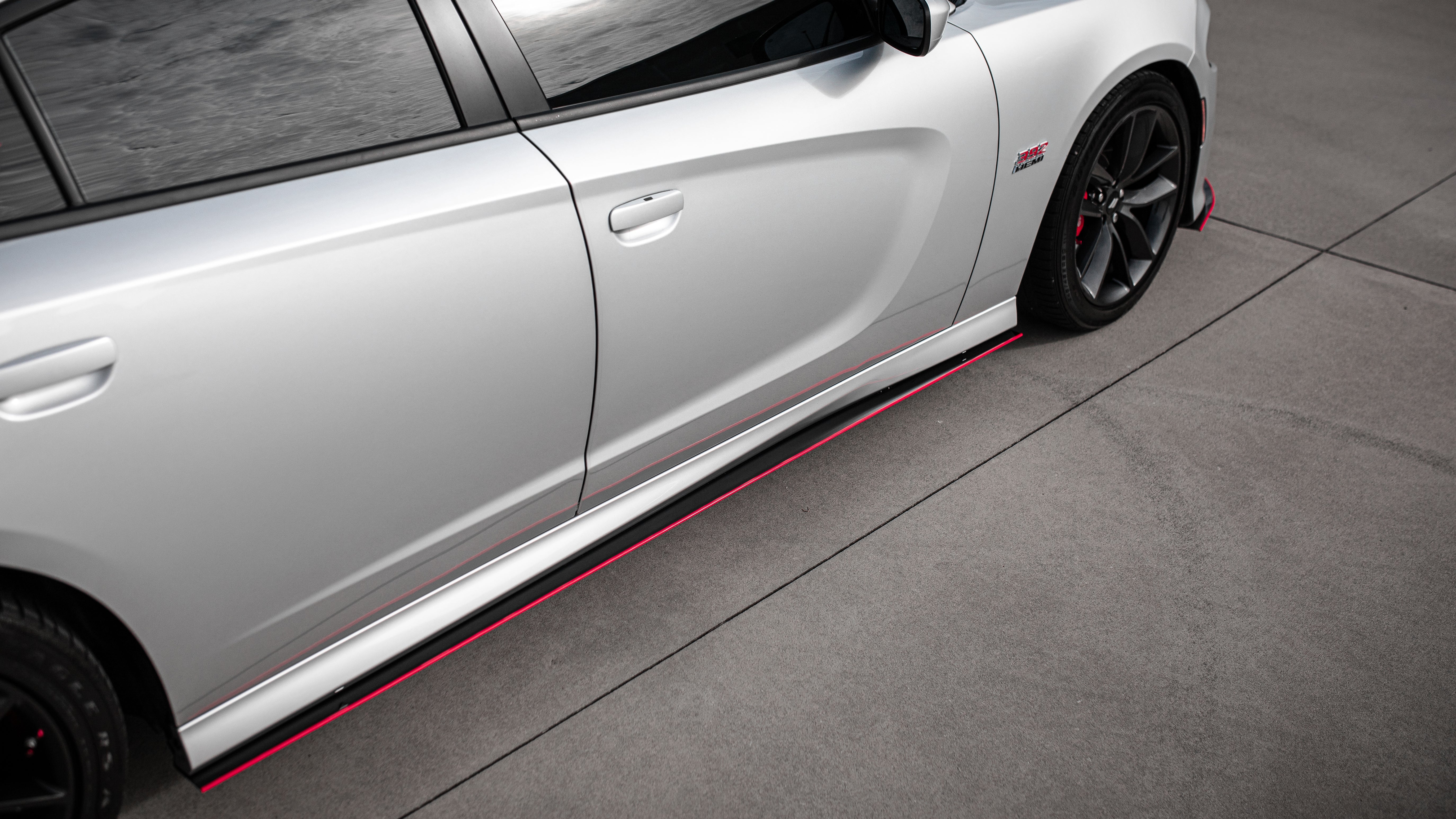 2015-2023 Dodge Charger SRT Side Skirts - LVA - LiquiVinyl