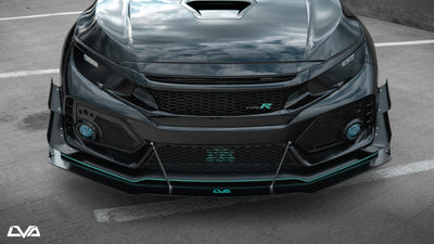 2017-2021 Honda Civic Type R FK8 Front Splitter - LVA