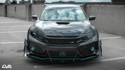 2017-2021 Honda Civic Type R FK8 Front Splitter - LVA
