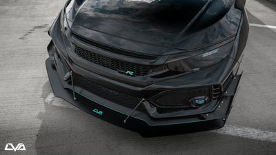 2017-2021 Honda Civic Type R FK8 Front Splitter - LVA