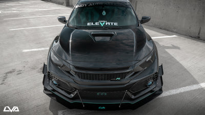 2017-2021 Honda Civic Type R FK8 Front Splitter - LVA