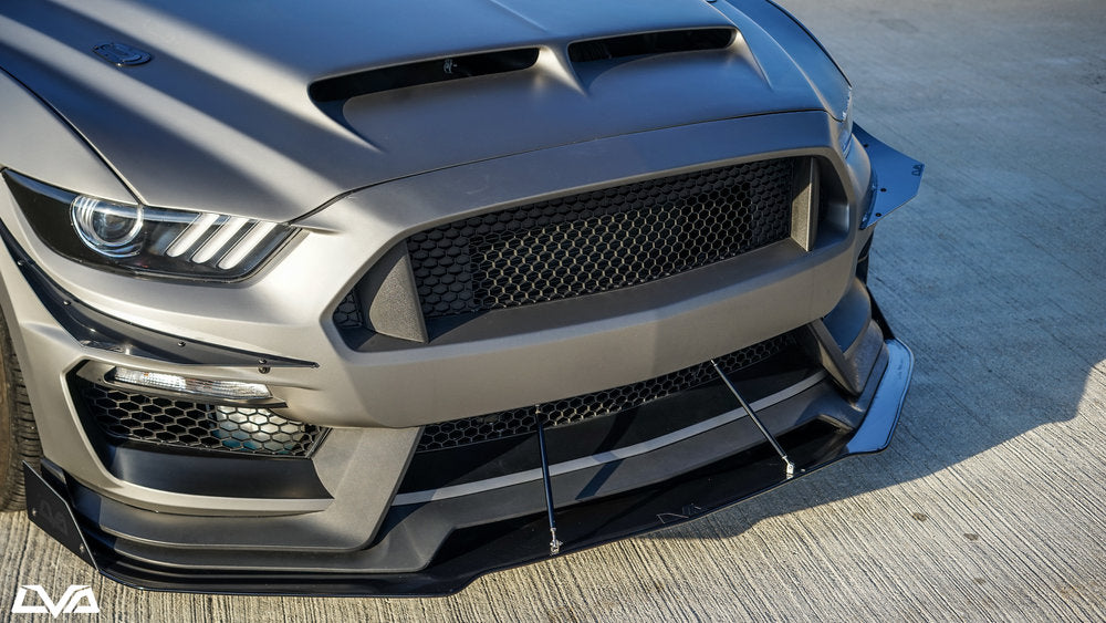 LVA 2015-2023 Ford Mustang GT350 Canards (Aftermarket Bumper