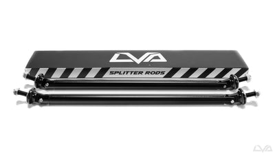 LVA V.2 Adjustable Splitter Support Rods - Gloss Black Finish