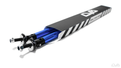 LVA V.2 Adjustable Splitter Support Rods - Anodized Blue