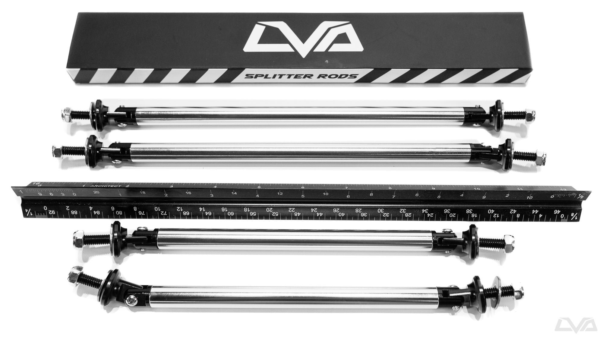 Red Splitter Rods LVA V.2 Adjustable Splitter Support Rods - Anodized Red - LiquiVinyl ...