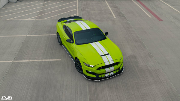 GT350 マスタング Liquivnyl フロントスプリッター S550 LVA 2015-2017 Ford Mustang Front Splitter - LiquiVinyl