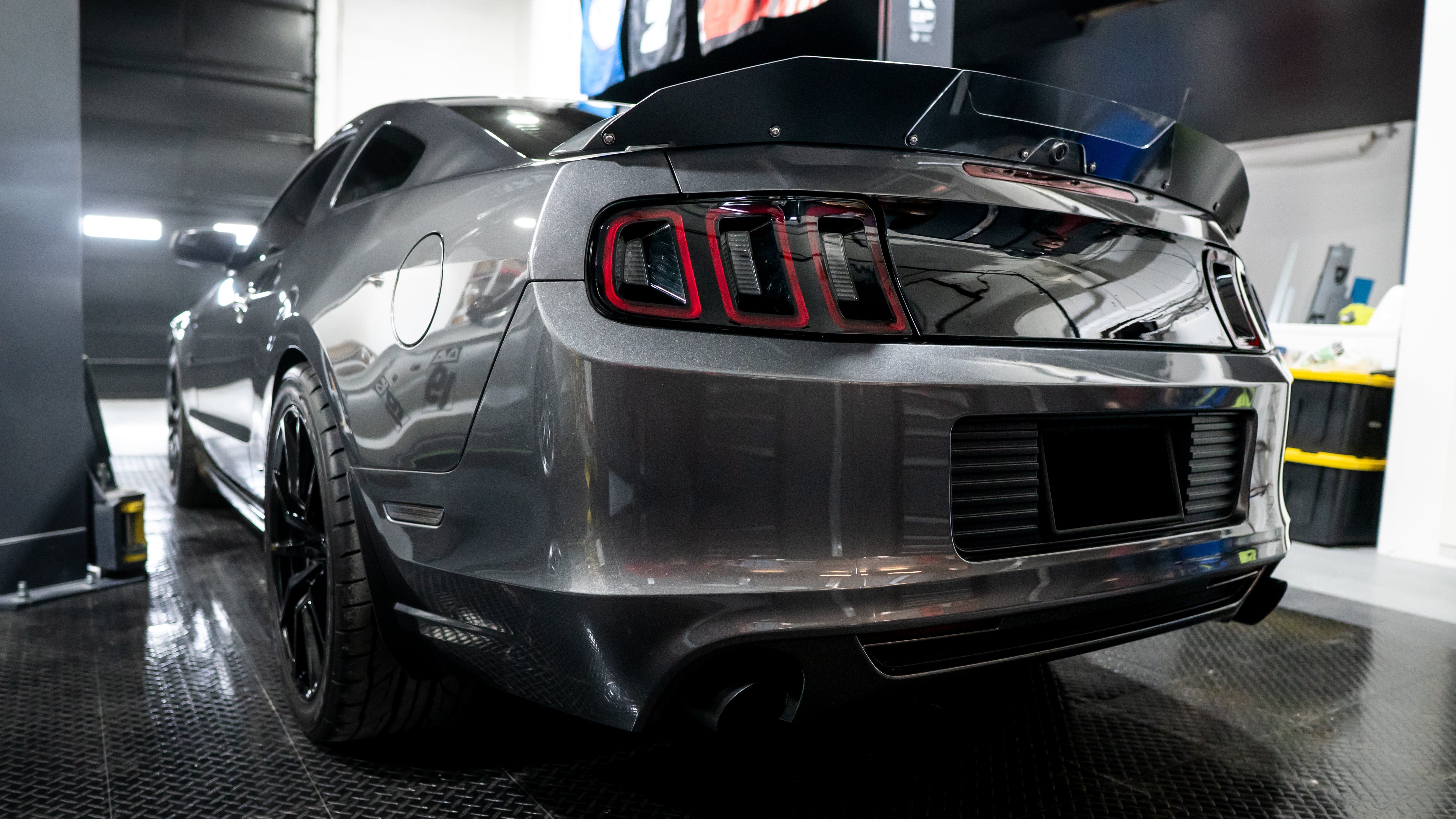 LVA 2013-2014 Ford Mustang GT Wickerbill - LiquiVinyl Aerodynamics