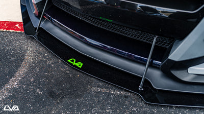 2015-2023 Ford Mustang GT500 V.2 Front Splitter (Aftermarket Bumper) - LVA