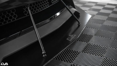 2015-2023 Ford Mustang GT350 Front Splitter V.2 (Aftermarket Bumper) - LVA