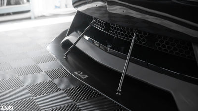 2015-2023 Ford Mustang GT350 Front Splitter V.2 (Aftermarket Bumper) - LVA