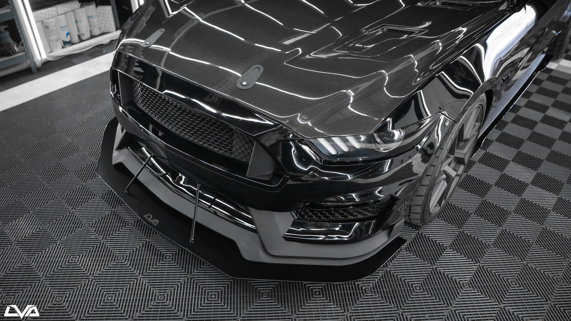 LVA 2015-2023 Ford Mustang GT350 Front Splitter V.2 (MP Concepts