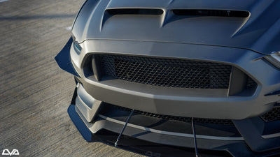 2015-2023 Ford Mustang GT350 Front Splitter V.1 (Aftermarket Bumper) - LVA