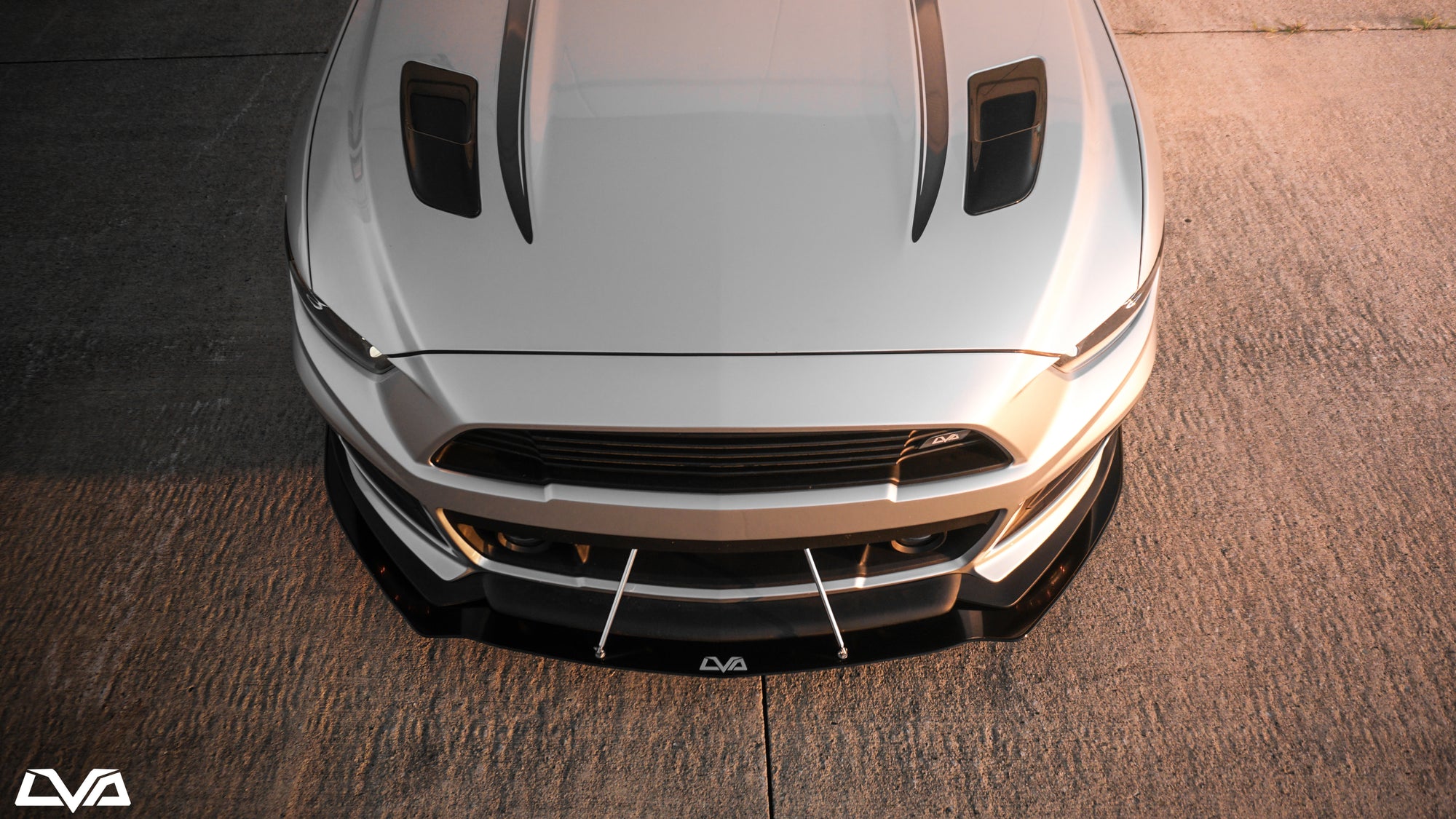 2015-2017 Ford Mustang ROUSH Front Splitter - LVA