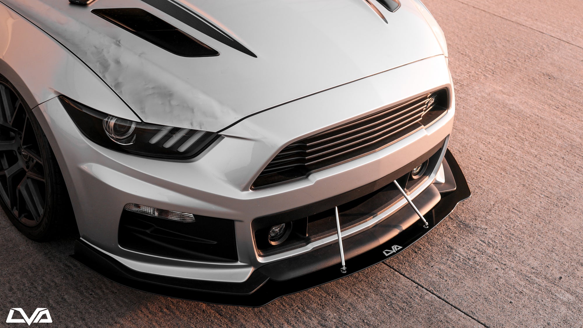 2015-2017 Ford Mustang ROUSH Front Splitter - LVA