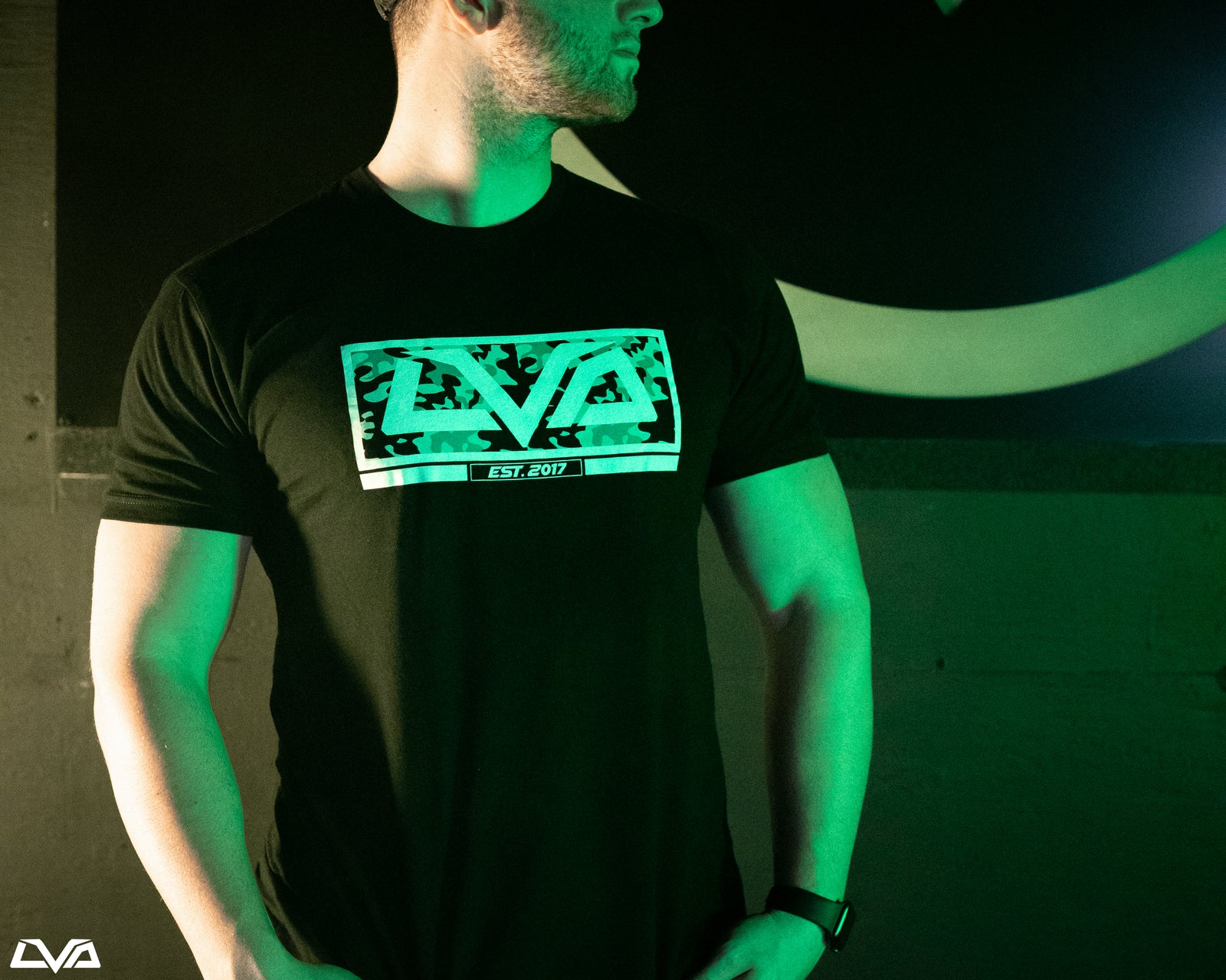 LVA Season 4 Tee - "LiquiVinyl Aero Club" - Black